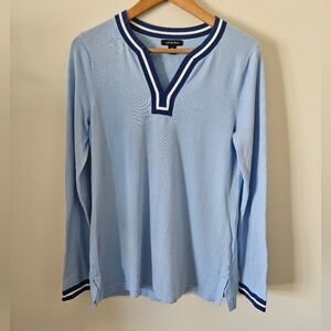 Land's end blue vneck sweater